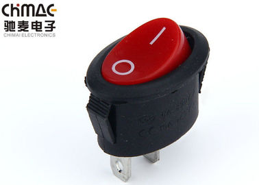 रेड बटन राउंड रॉकर स्विच 16A 2 फीट इलेक्ट्रिकल केसीडी 1 - 105 ब्रास टर्मिनल